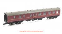 TT4002A Hornby BR Mk1 Brake Corridor Second BSK Coach number E34743 in BR Maroon - Era 5